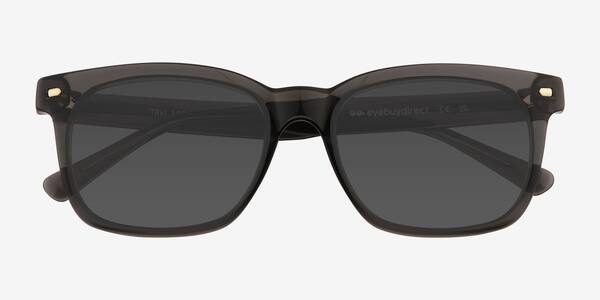 Clear Gray Tavi -  Plastic Sunglasses