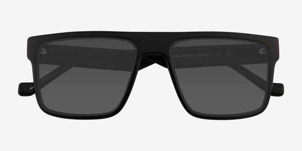 Shiny Black Calloway -  Plastic Sunglasses