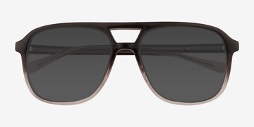 Gradient Black Skylar -  Plastic Sunglasses