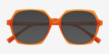 Orange Froth -  Plastic Sunglasses