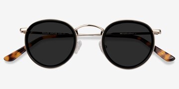 Black Rollin -  Vintage Acetate Sunglasses