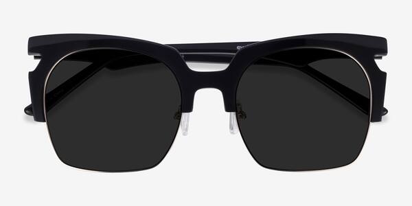 Black Ilsa -  Acetate-metal Sunglasses