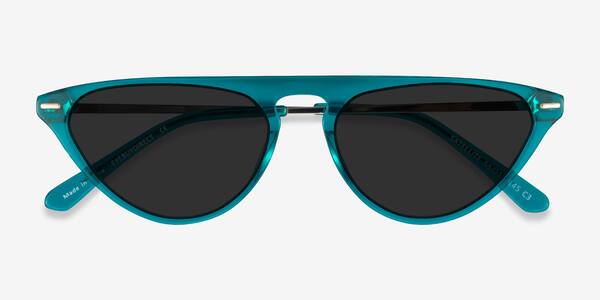 Clear Green Satellite -  Acétate Sunglasses