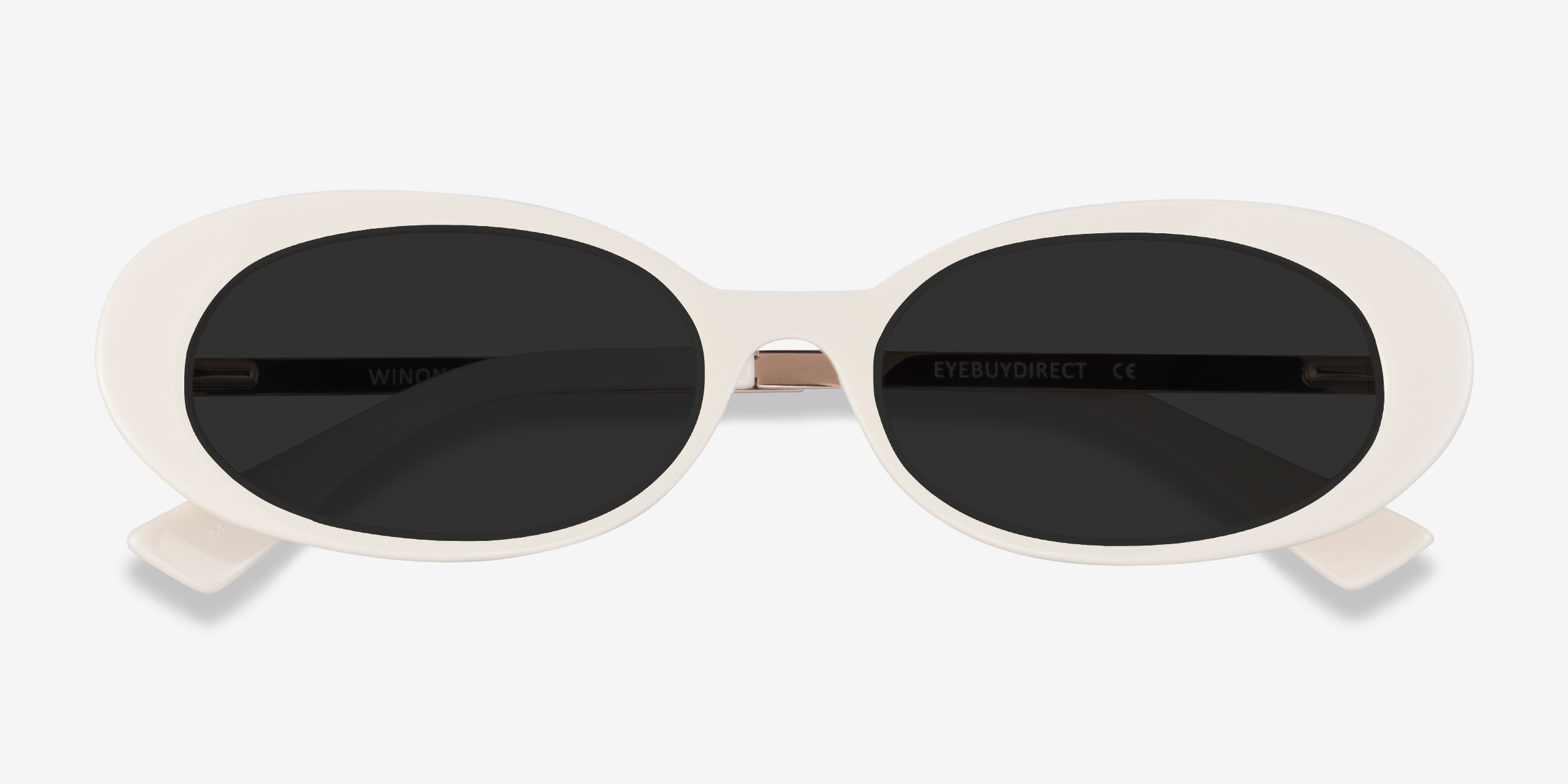 White 2025 prescription sunglasses