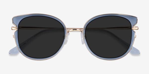 Clear Blue Gold Fascination -  Métal Lunettes de soleil