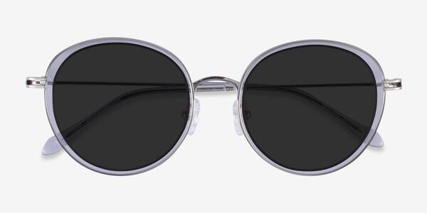 Clear Gray Silver Nagano -  Acétate Sunglasses