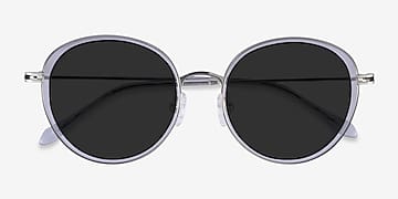 Clear Gray Silver Nagano -  Sunglasses