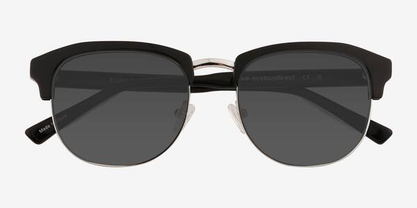 Black Silver Blume -  Acetate Sunglasses