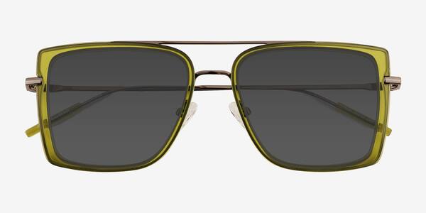 Clear Green Bronze Kiln -  Acétate Sunglasses