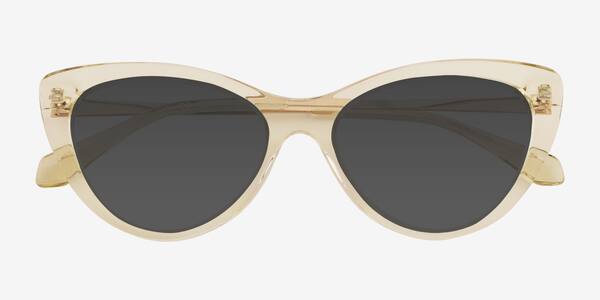 Clear Yellow Draft -  Acetate Sunglasses