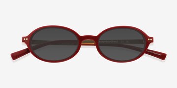 Red Merrick -  Metal Sunglasses