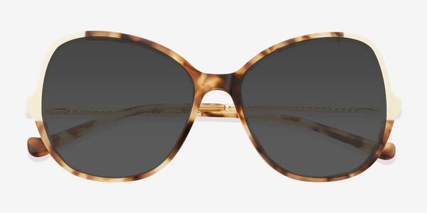 Tortoise White Lockwood -  Acetate Sunglasses