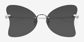 Silver Gossamer -  Metal Sunglasses