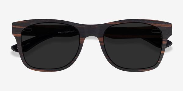 Striped Wood Bosk -  Eco-friendly Sunglasses