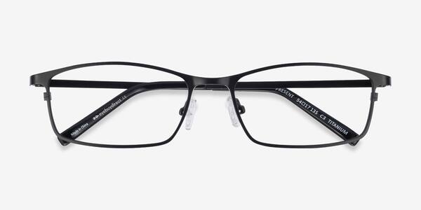 Black Present -  Titanium Eyeglasses