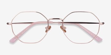 Rose Gold Cecily -  Lightweight Titanium Eyeglasses