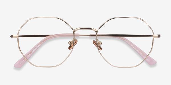 Gold Cecily -  Titanium Eyeglasses