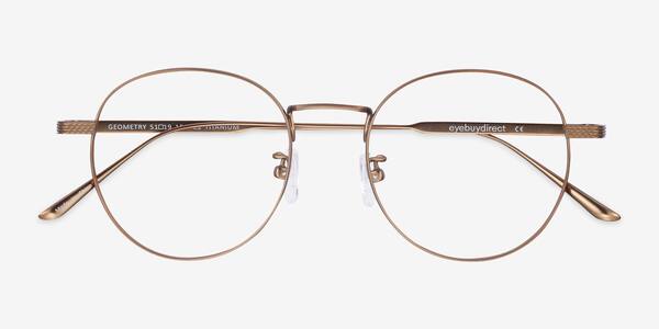 Bronze Geometry -  Titanium Eyeglasses