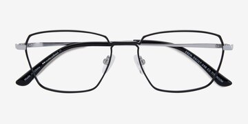 Black Silver Eren -  Titanium Eyeglasses
