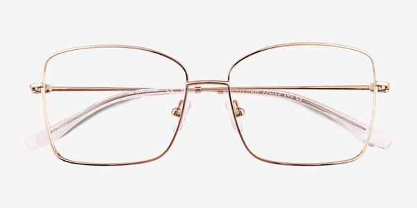 Shiny Gold Typhon -  Titanium Eyeglasses