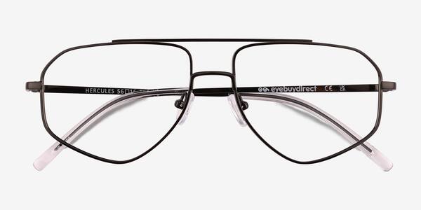 Shiny Black Hercules -  Titanium Eyeglasses