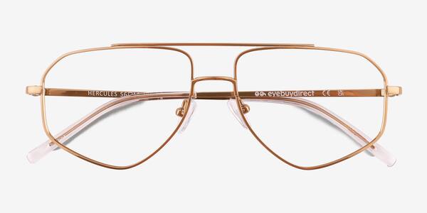 Shiny Gold  Hercules -  Titanium Eyeglasses