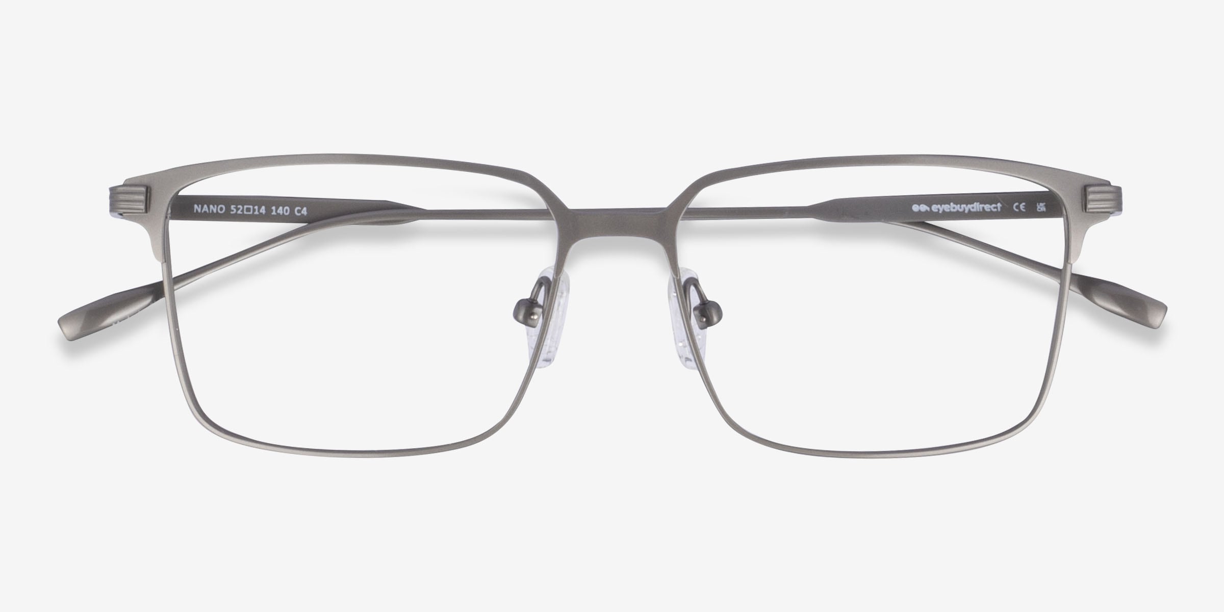 Nano Square Silver Glasses for Men | Eyebuydirect Nano Square Silver Glasses for Men | Eyebuydirect