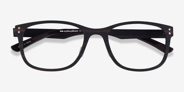 Dark Wood Earth -  Wood-texture Eyeglasses