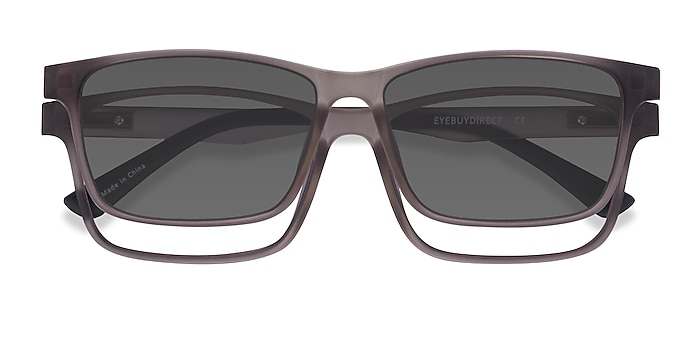 Gray Ascutney Clip-On -  Plastic Eyeglasses