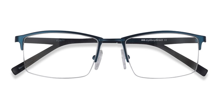Navy Furox -  Lightweight Metal Eyeglasses