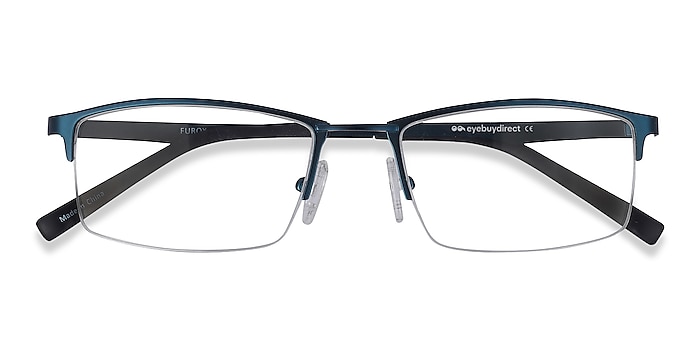 Navy Furox -  Lightweight Metal Eyeglasses