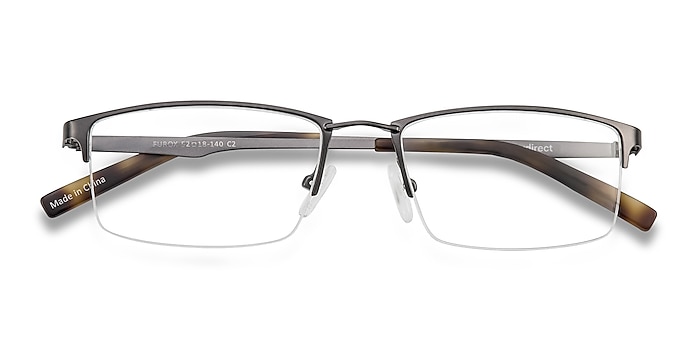 Gunmetal Furox -  Lightweight Metal Eyeglasses