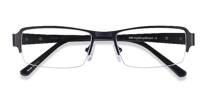 Black Vela -  Metal Eyeglasses