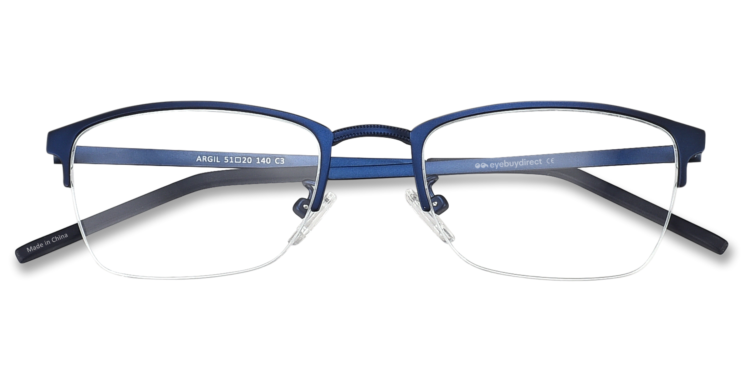 Unisex s rectangleMetal Prescription eyeglasses - Eyebuydirect s Argil