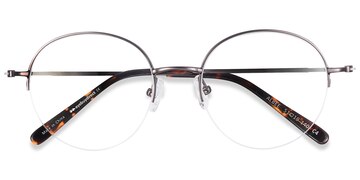 Gunmetal Albee -  Vintage Métal Lunettes de vue