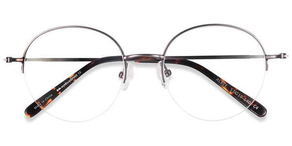 Gunmetal Albee -  Vintage Metal Eyeglasses