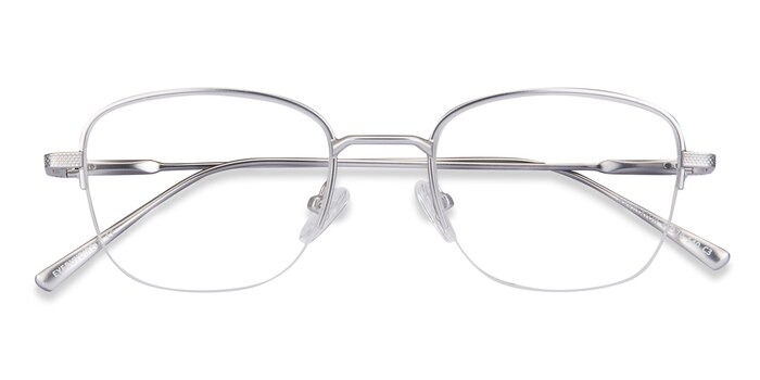 Silver Navigator -  Vintage Metal Eyeglasses