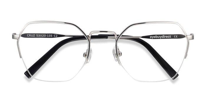 Silver Cruz -  Fashion Metal Eyeglasses