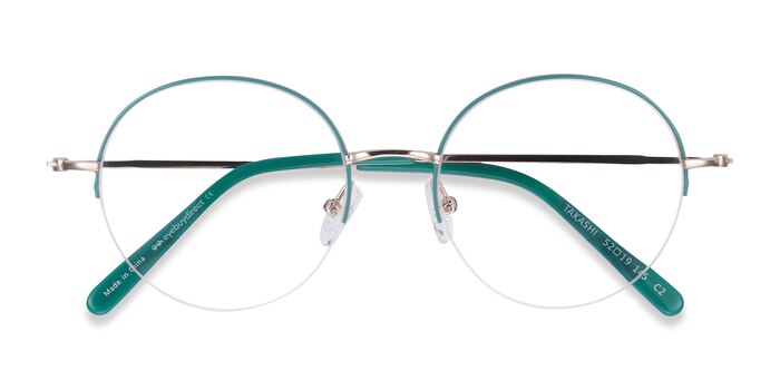 Green & Gold Takashi -  Fashion Metal Eyeglasses