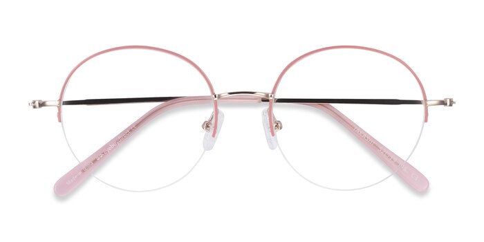 Pink & Gold Takashi -  Fashion Metal Eyeglasses