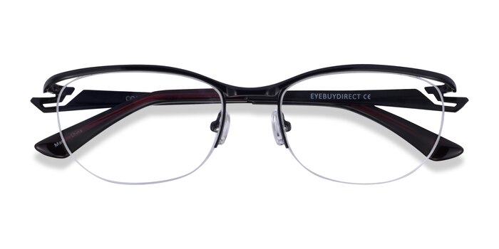 Black Red Commerce -  Metal Eyeglasses