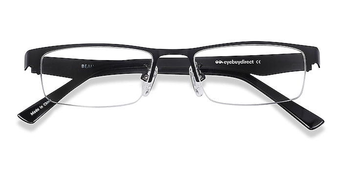 Black Beau -  Plastic, Metal Eyeglasses
