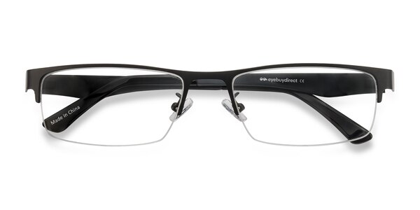 Beau prescription eyeglasses (Black) - 18979 - Eyeglasses These Black eyeglasses are sleek and modern. This  sku 18979