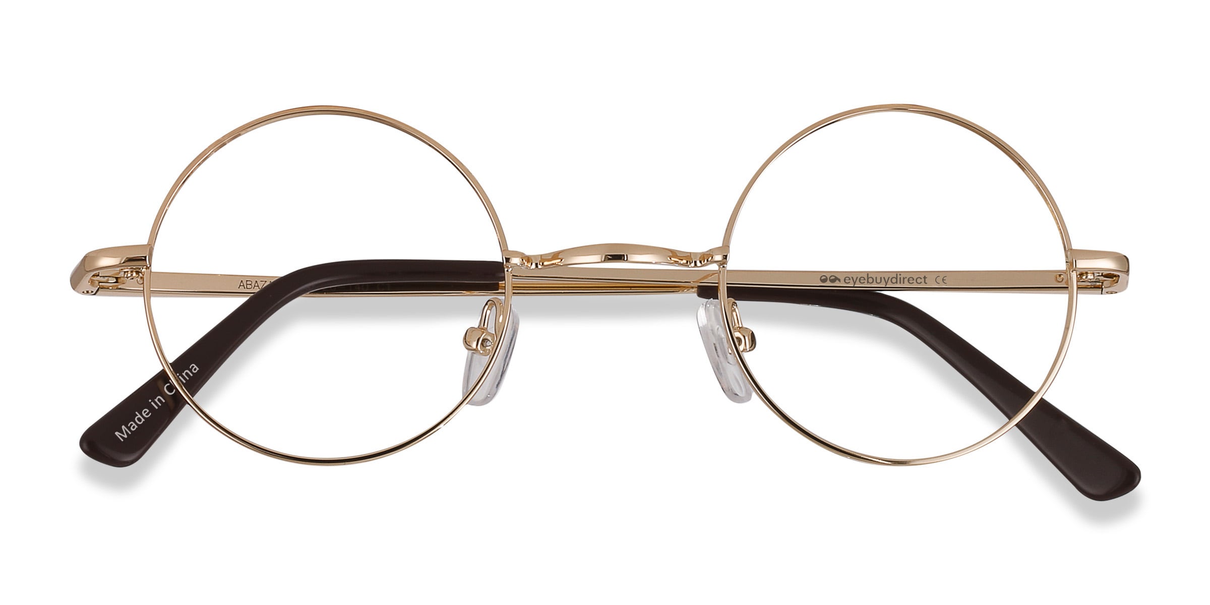 Gold round 2025 prescription glasses