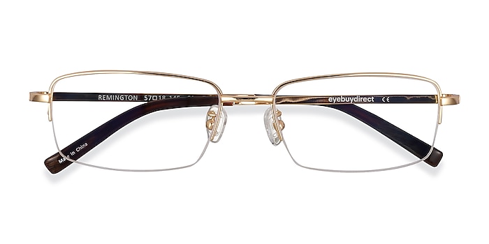 Gold Remington -  Lightweight Titanium Eyeglasses