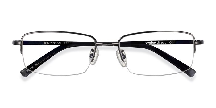 Remington - Sturdy Gunmetal Gray Glasses | Eyebuydirect
