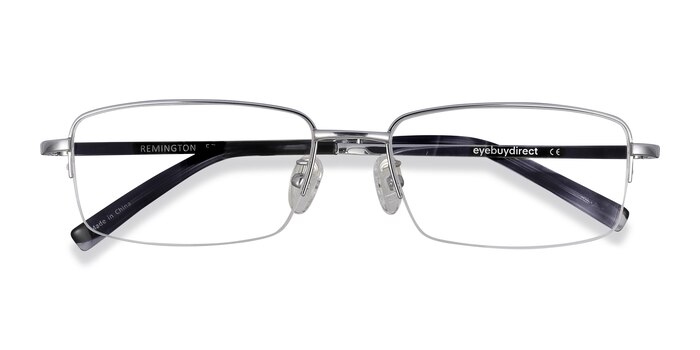 Silver Remington -  Lightweight Titanium Eyeglasses