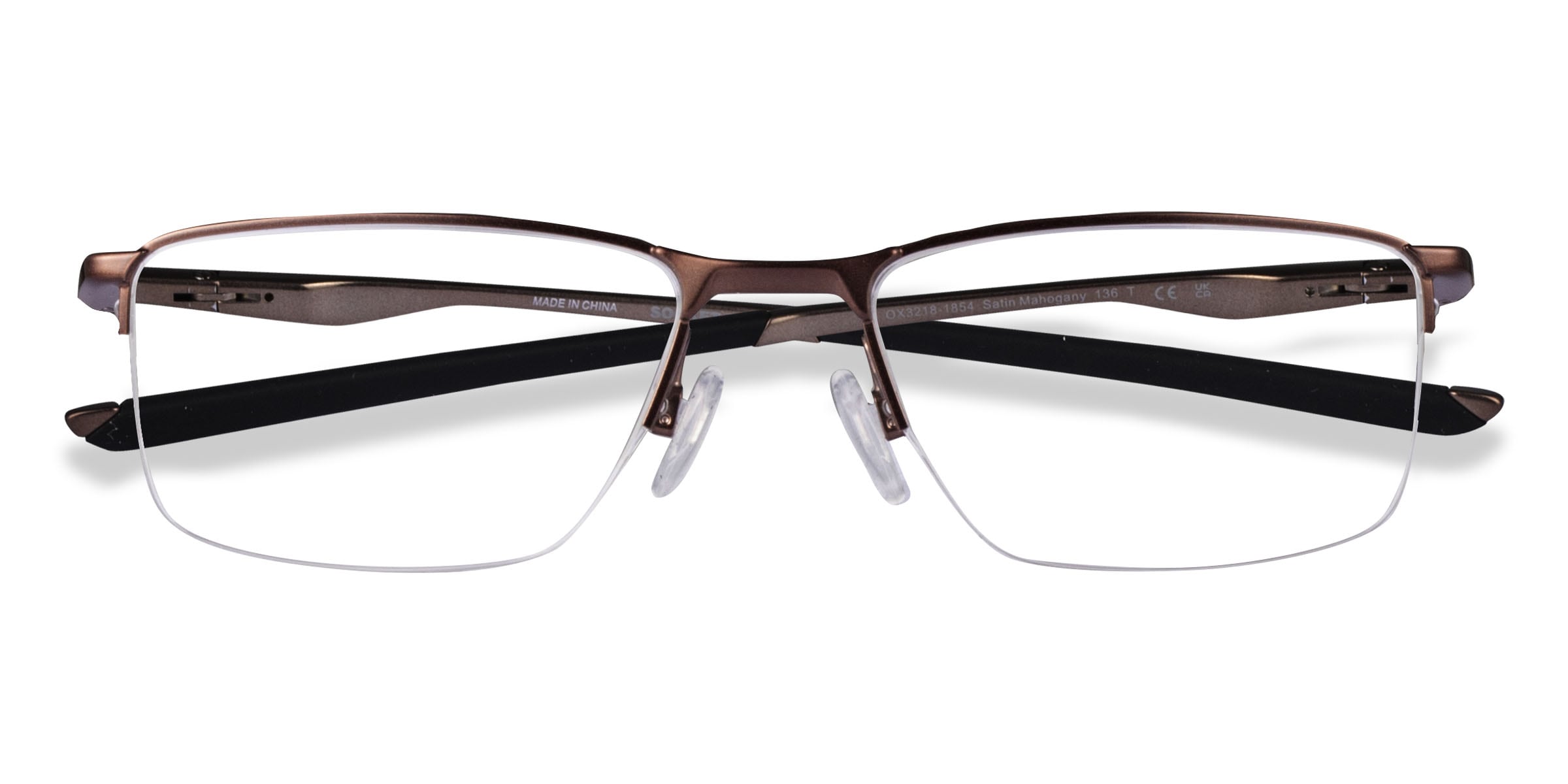 Oakley Socket 5.5 - Rectangle Matte Midnight Frame Glasses For Men