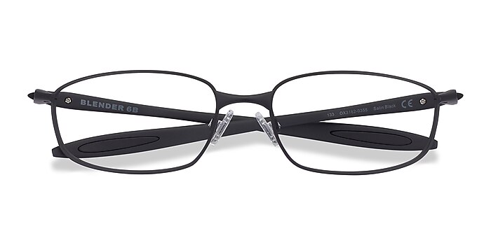 Satin Black Oakley Blender 6B -  Metal Eyeglasses