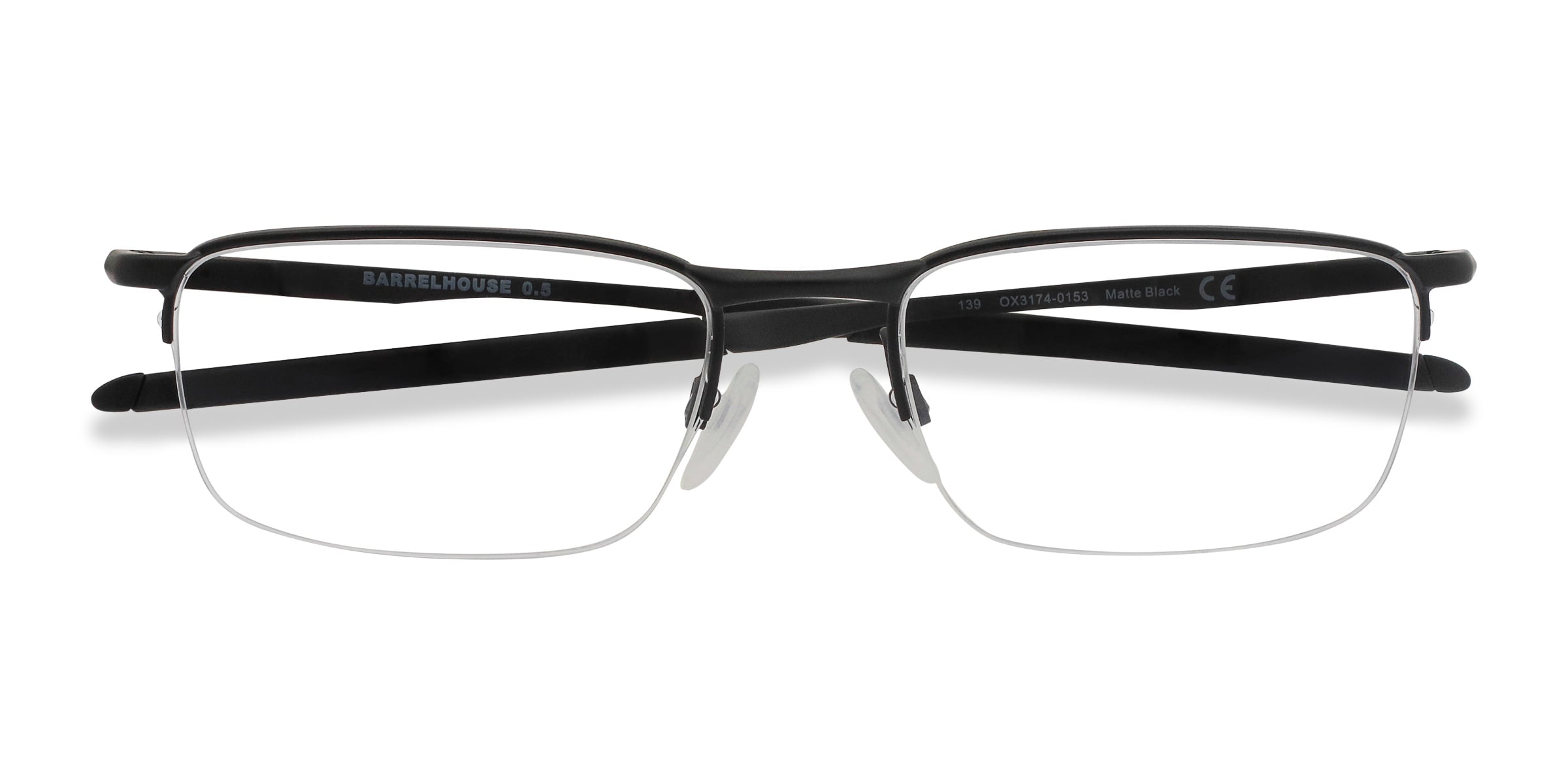 Oakley Barrelhouse 0.5 - Rectangle Matte Black Frame Glasses For Men |  Eyebuydirect Canada